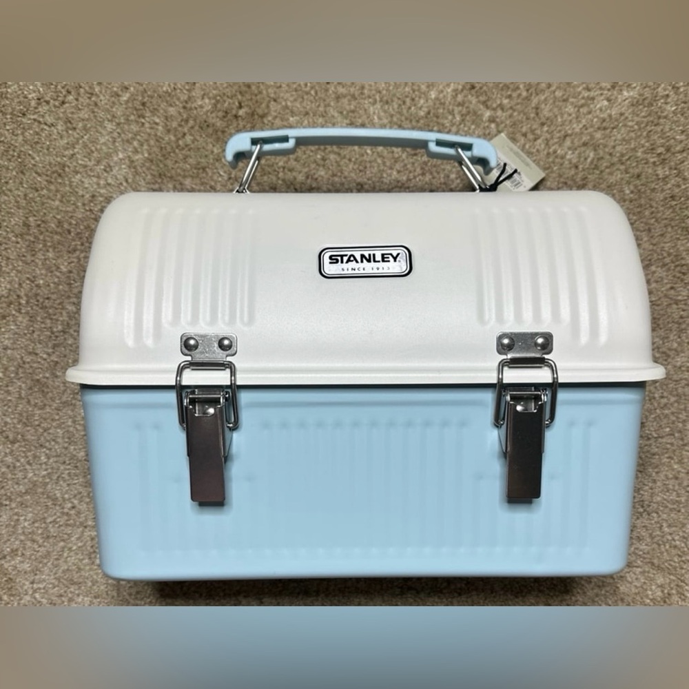 ((SOLD)) Stanley 10qt Stainless Steel Lunch Box Soft Blue - Hearth & Hand
